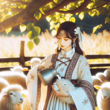 甘雨挤羊奶后衣服图片：甘雨cosplay热议，社交圈聊原神角色