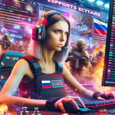 俄罗斯女csgo，竞技直播燃爆全场