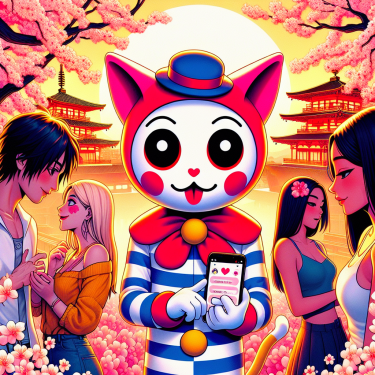 哑剧猫原版樱花动漫corngak：哑剧猫动画热议，交友App聊二次元