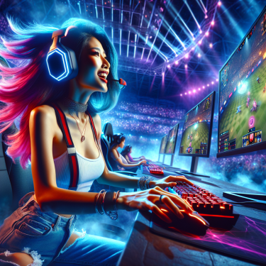 暴躁csgo美女，竞技直播燃爆全场